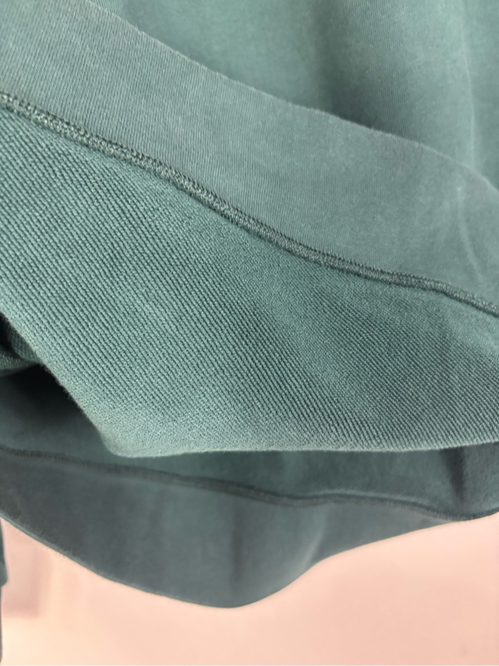 Lululemon Teal/Green Softstream Perfectly Oversized Crew Sweatshirt Sweater Sz 6 - Picture 5 of 6